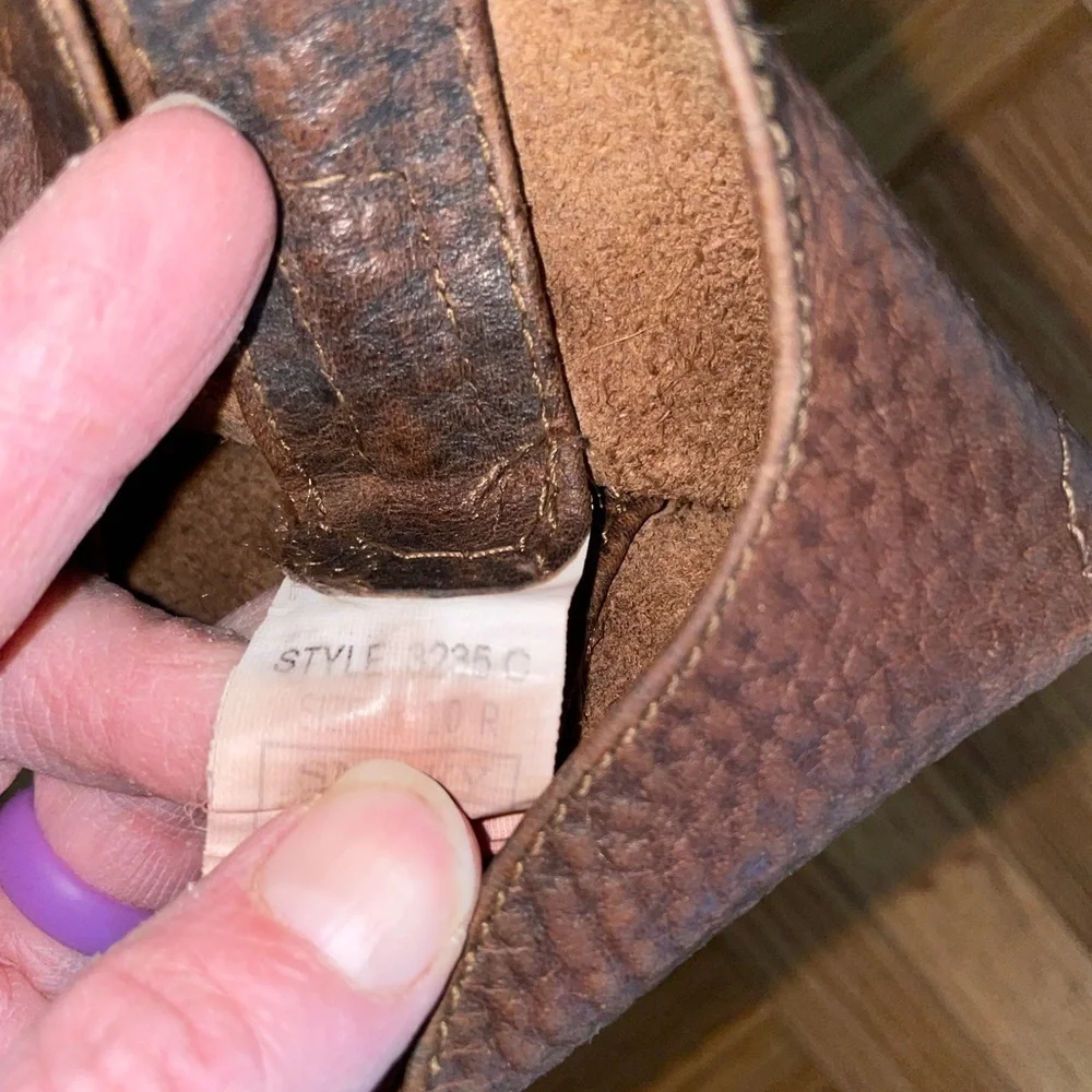 GUC Smoky Brown Leather toddler Boots with Cream Soles